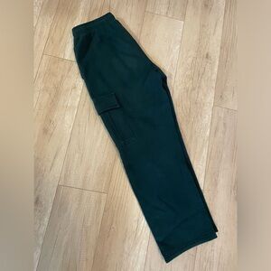 Forest Green Cargo sweatpants